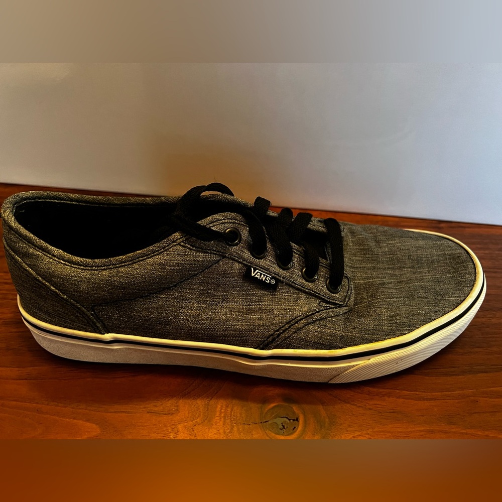 Size 9.5 - VANS Old Skool Off The Wall Skateboarding lace up grey - Picture 5 of 9